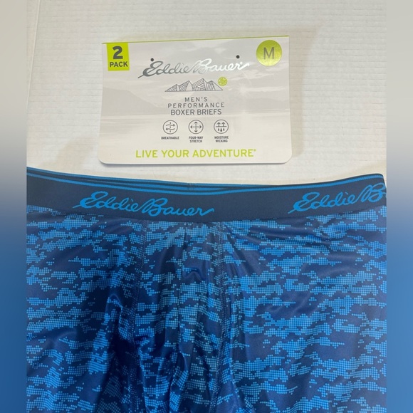 New (2) Pack EDDIE BAUER Men's
Performance Breathable Boxer Briefs - Picture 5 of 5